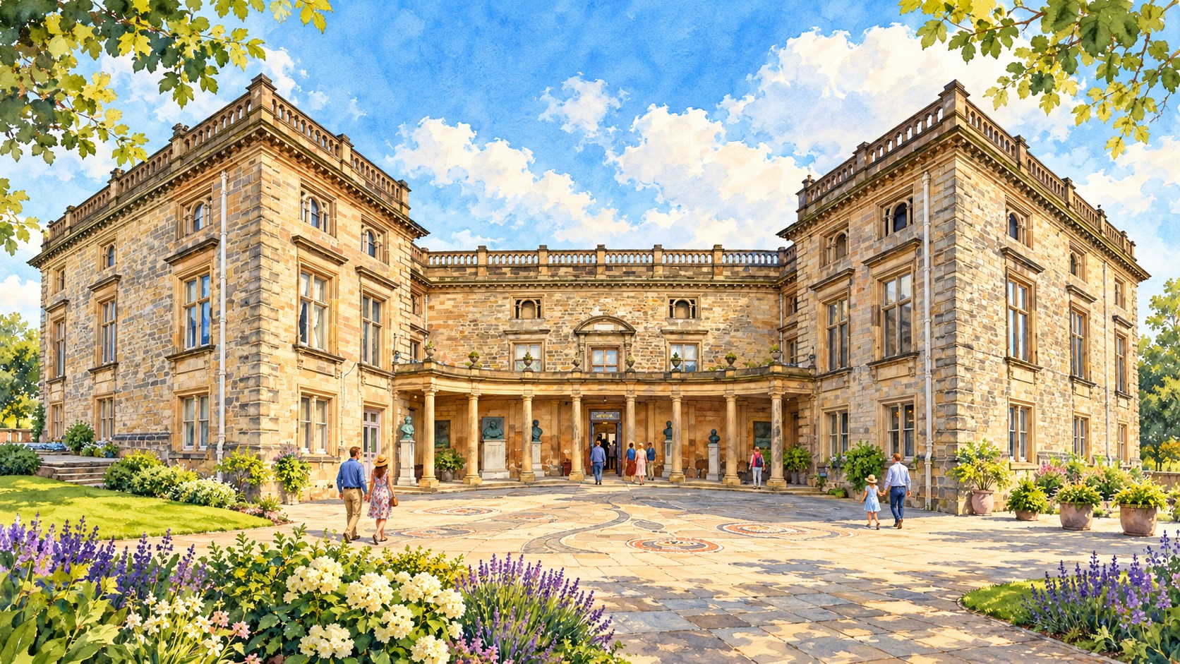 Artist’s impression of Nottingham Castle Entrance